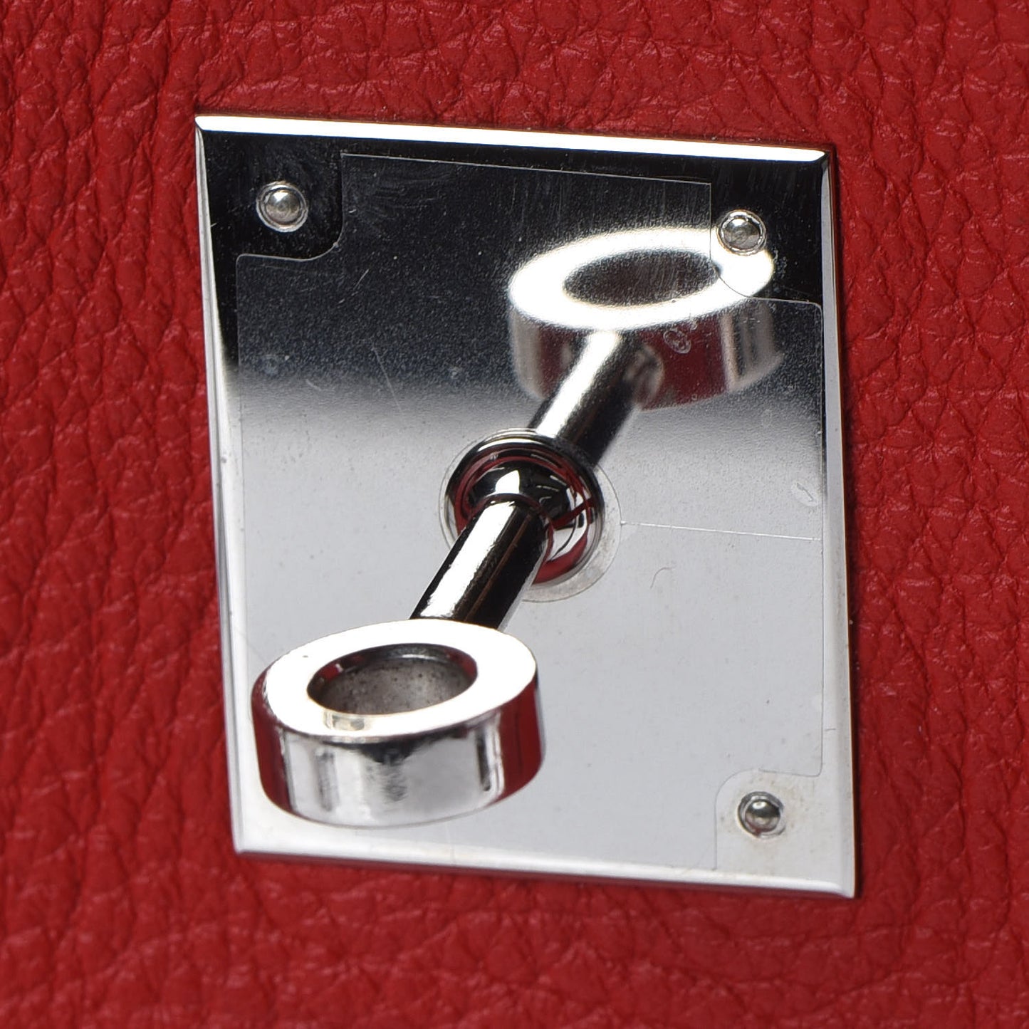 Taurillon Clemence Birkin 30 Rouge Casaque