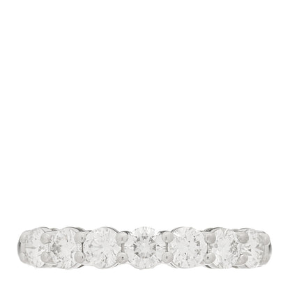 Tiffany Platinum Diamond 3.5mm Forever Half Circle Band Ring 54 6.75 1 of 5