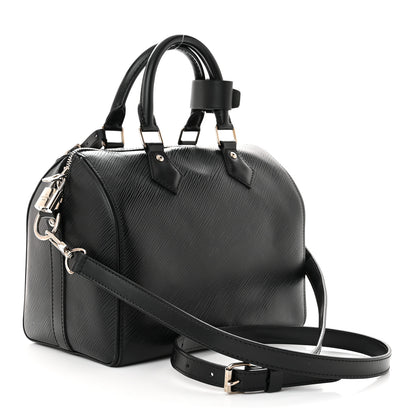 Louis Vuitton Epi Speedy Bandouliere 25 Black 3 of 13
