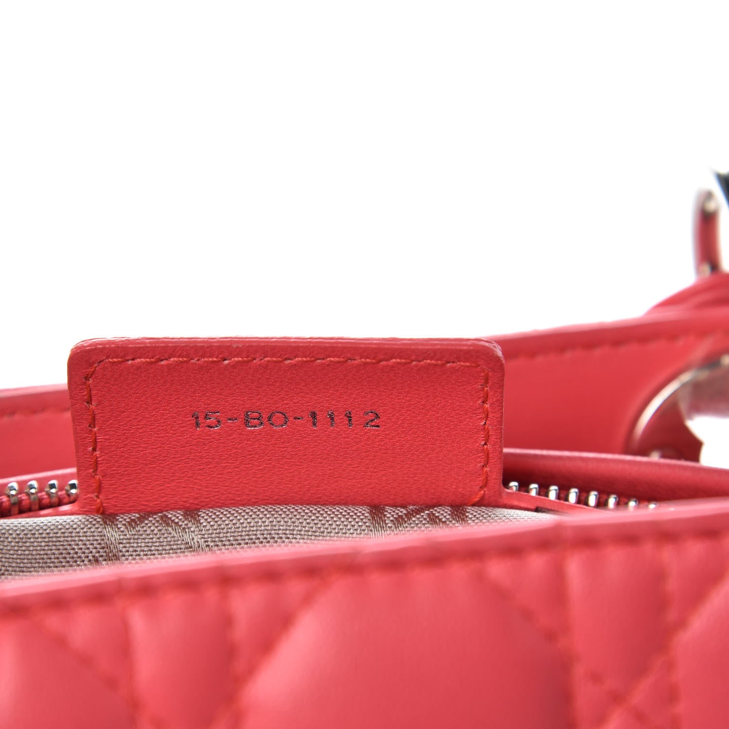 Christian Dior Lambskin Cannage Medium Lady Dior Pink 7 of 17