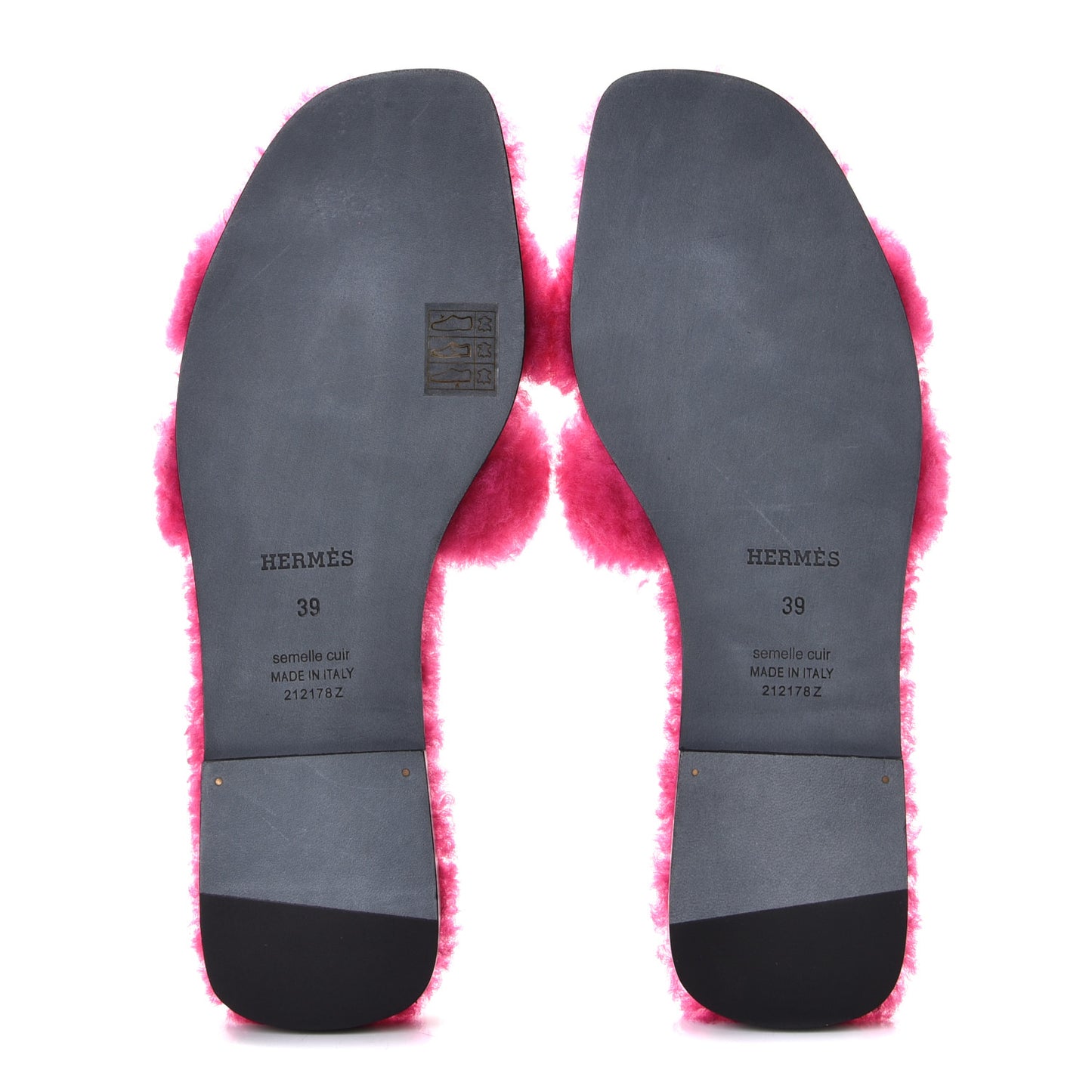 Woolskin Oran Sandals 39 Rose Fuchsia