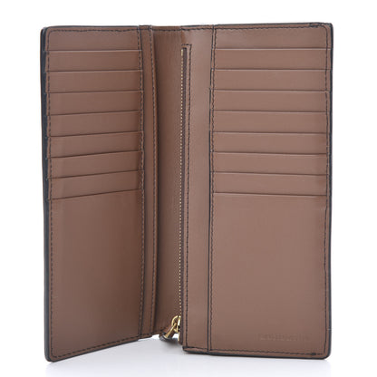 Burberry Grainy Calfskin House Check Vertical Wallet Tan 6 of 9