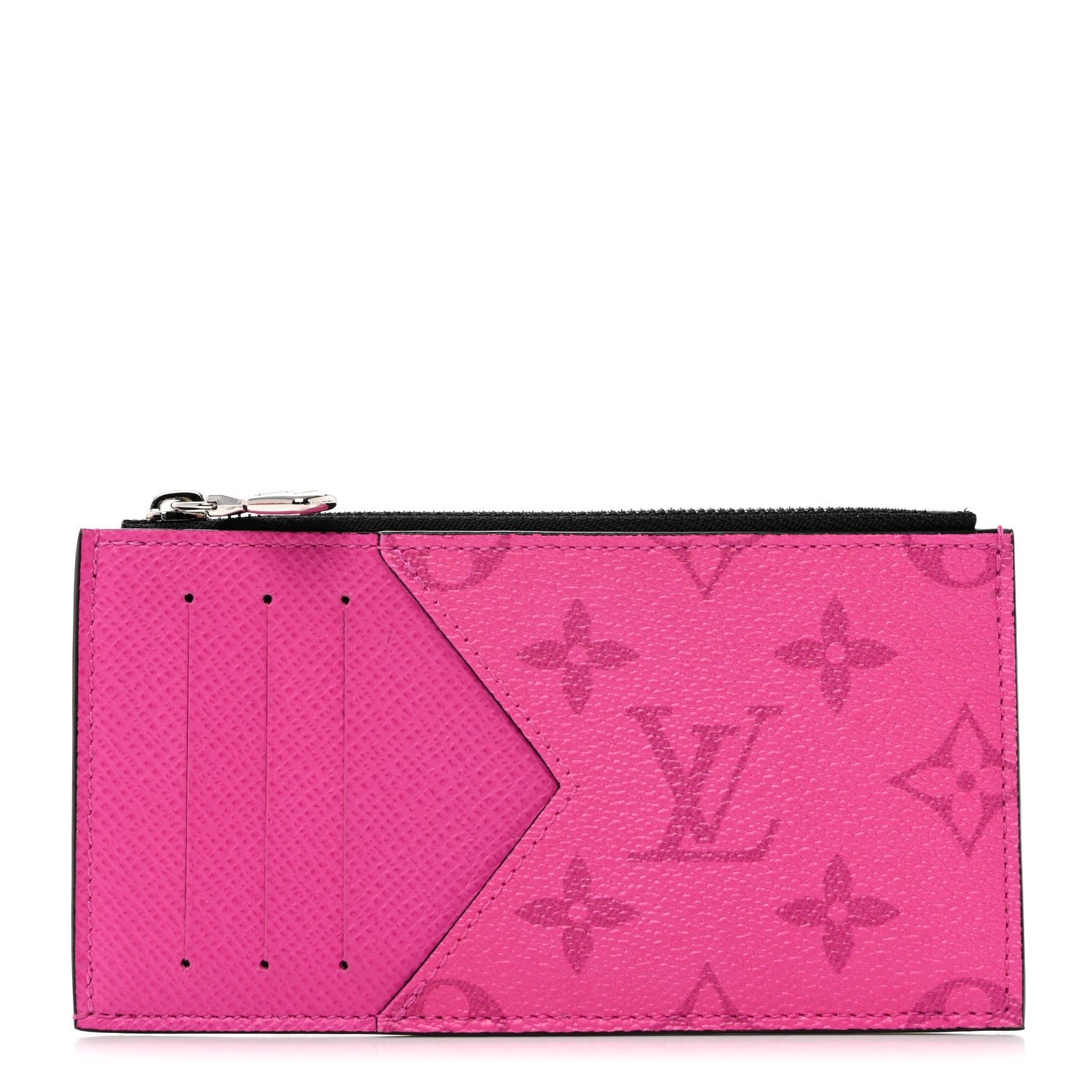 Louis Vuitton Taigarama Coin Card Holder Fuchsia 1 of 6
