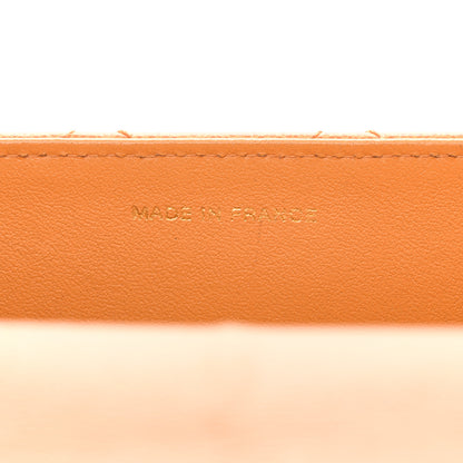 Chanel Caviar Stitched Jumbo Single Flap Orange 7 of 12