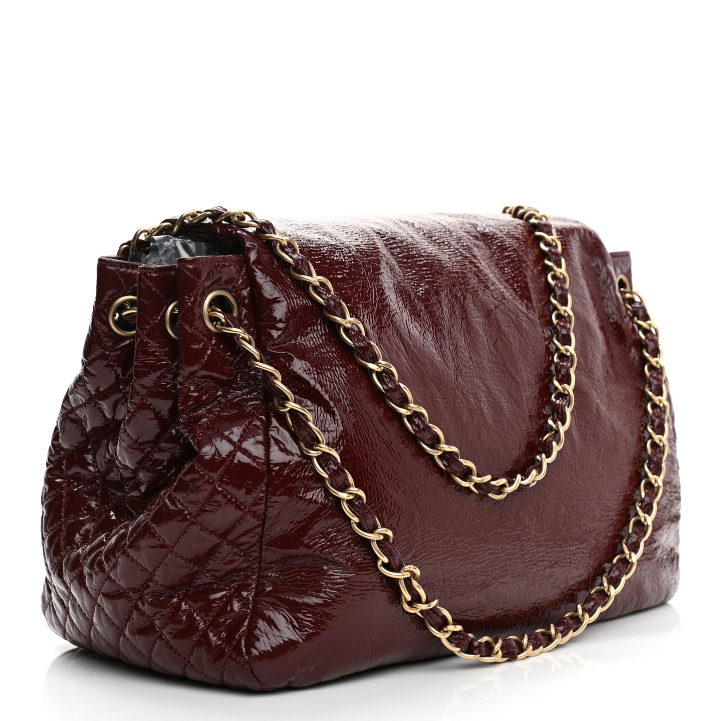 Vinyl XXL Rock and Chain Flap Bordeaux