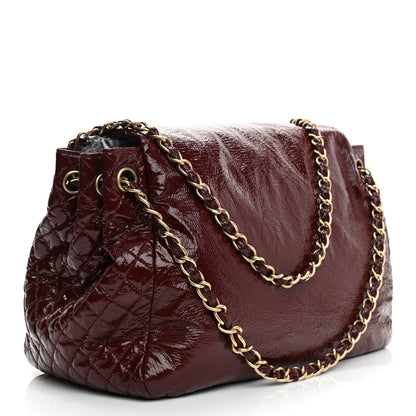 Chanel Vinyl XXL Rock and Chain Flap Bordeaux 2 of 9