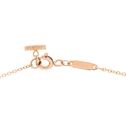 Tiffany 18K Rose Gold Small T Smile Pendant Necklace 4 of 5