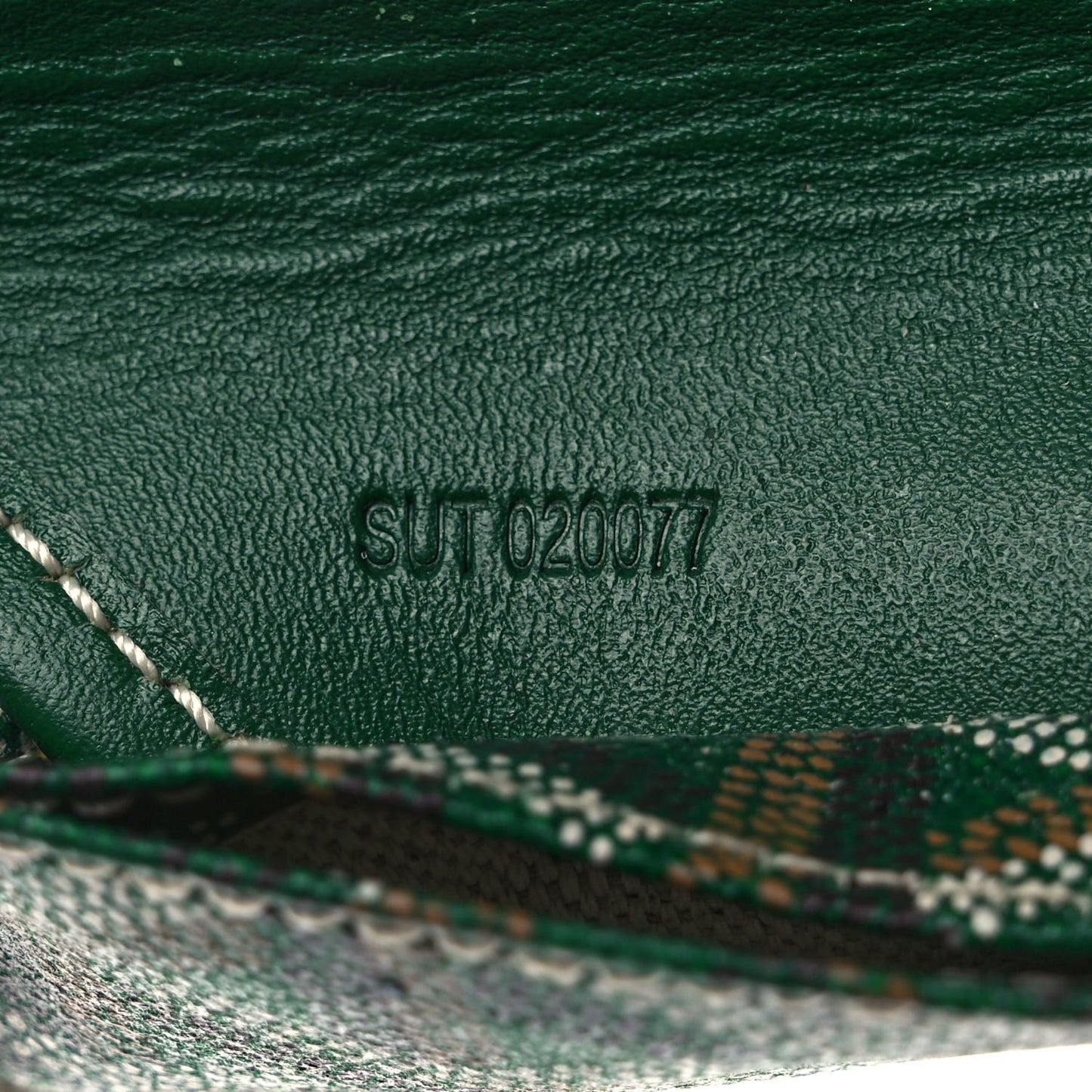 Goyardine Saint Louis Junior Jr PM Tote Green