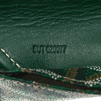 Goyard Goyardine Saint Louis Junior Jr PM Tote Green 6 of 11