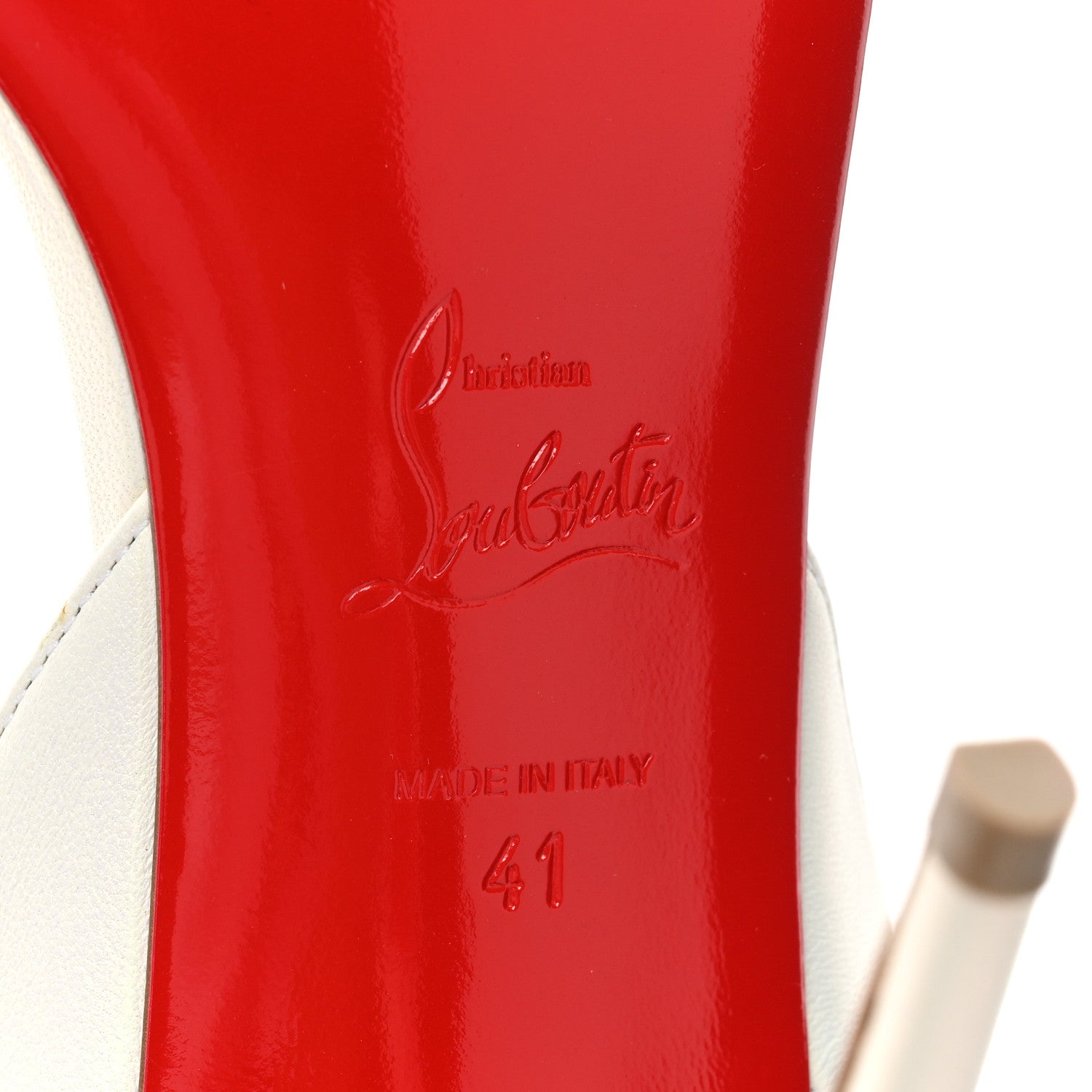 Christian Louboutin Nappa Multipot 100 Sandals 41 Snow White 6 of 12