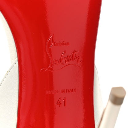 Christian Louboutin Nappa Multipot 100 Sandals 41 Snow White 6 of 12
