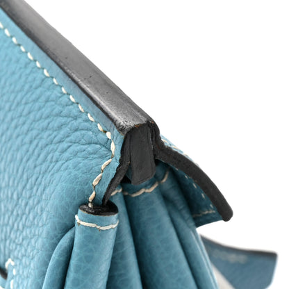 Hermes Togo BIRKIN 30 Blue Jean 18 of 19