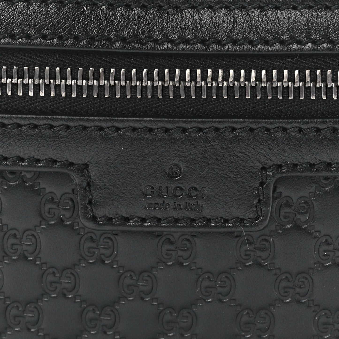 Microguccissima Toiletry Case Black
