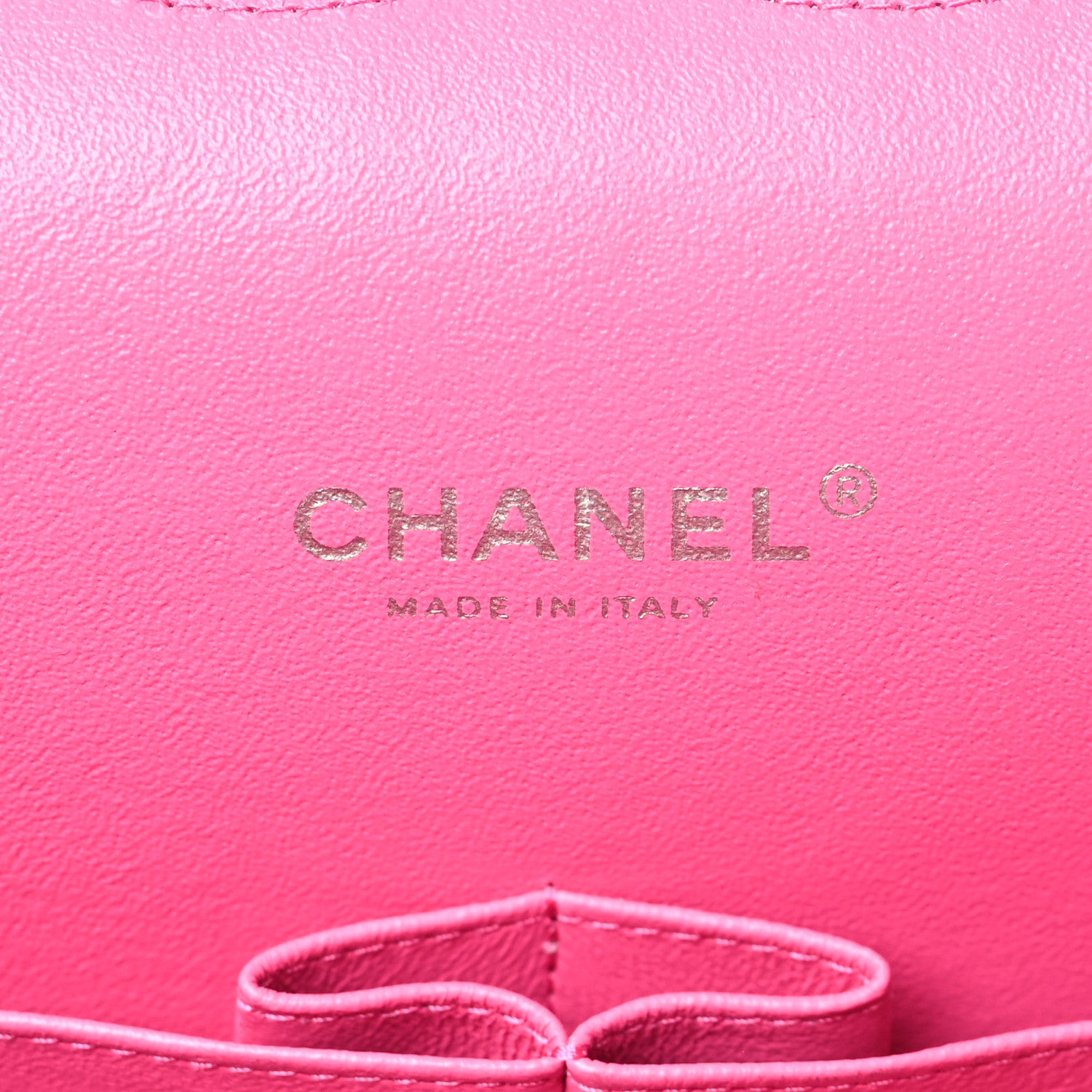 Chanel Iridescent Caviar Quilted Maxi Double Flap Hot Pink 6 of 9