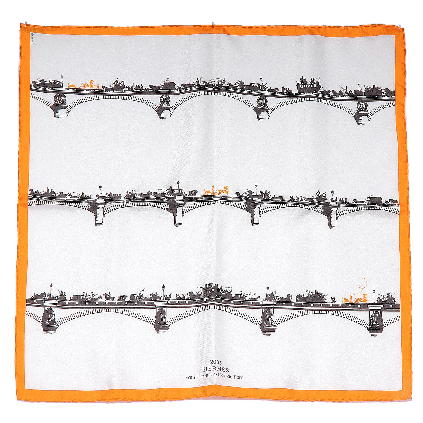 Silk L Air De Paris Pocket Square Scarf