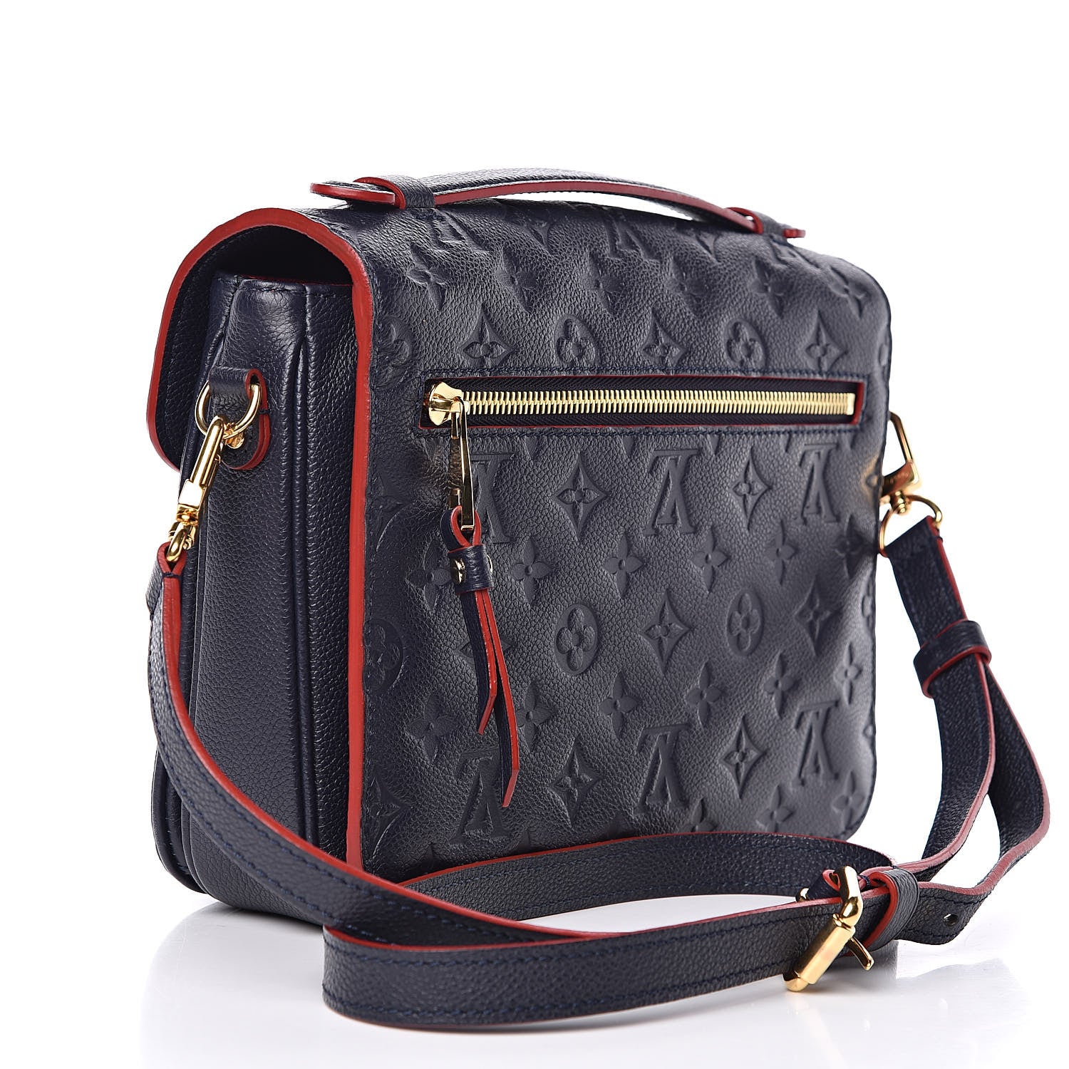 Louis Vuitton Empreinte Pochette Metis Marine Rouge 3 of 9
