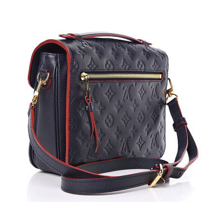 Louis Vuitton Empreinte Pochette Metis Marine Rouge 3 of 9