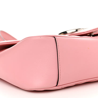 Gucci Calfskin Matelasse Small GG Marmont Shoulder Bag Wild Rose 9 of 11