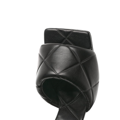 Bottega Veneta Nappa Quilted Rubber Lido Mule Sandals 40 Black 9 of 9