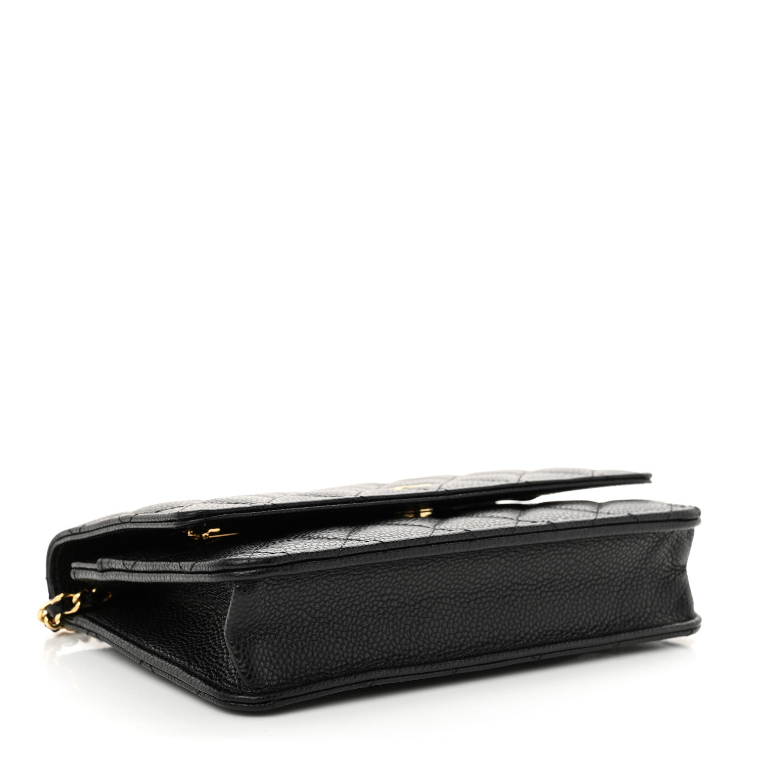 Chanel Caviar Quilted Wallet On Chain WOC Black 4 of 12