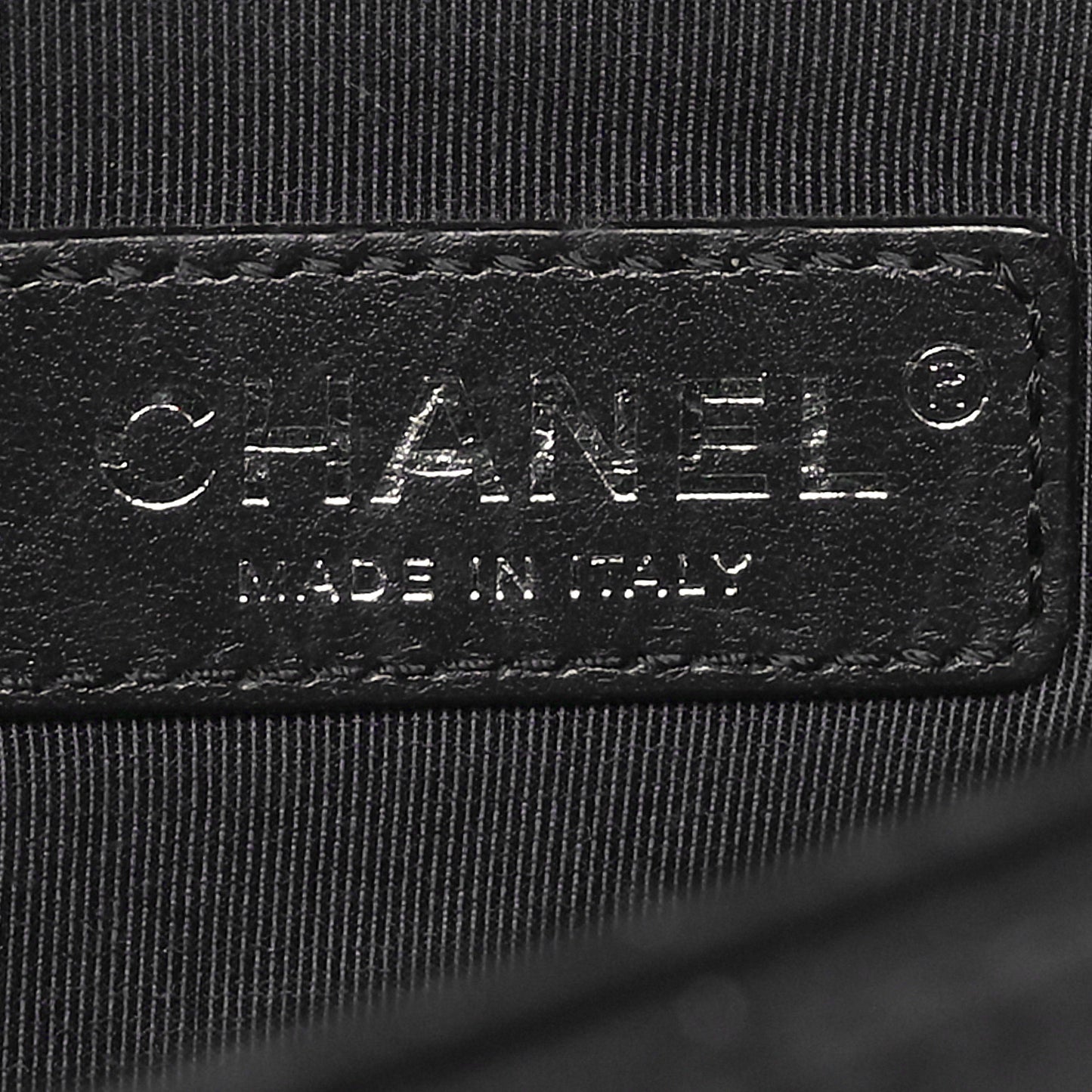 Lambskin Chevron Quilted New Medium Boy Flap Dark Navy Blue