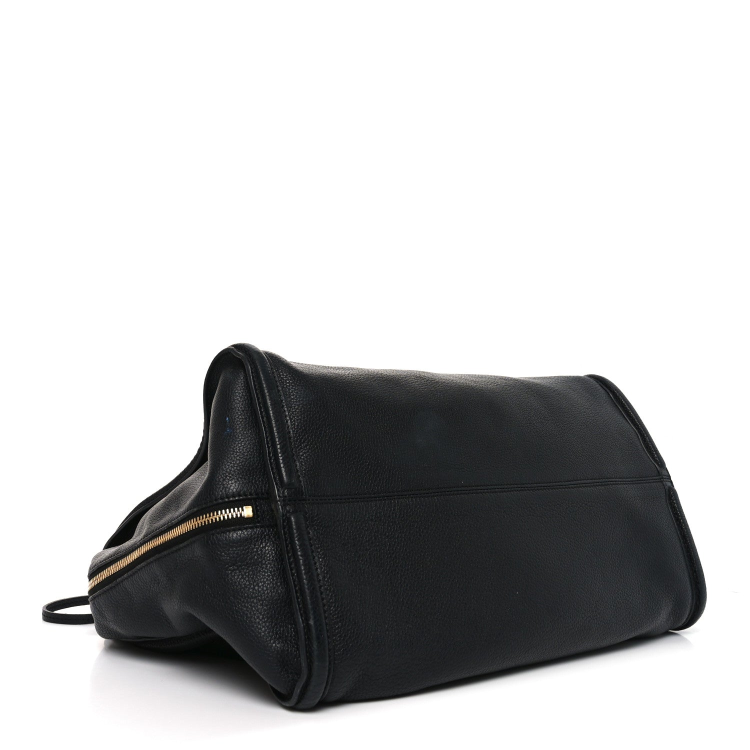 Alexander McQueen Pebbled Calfskin Large Skull Padlock Zip Around