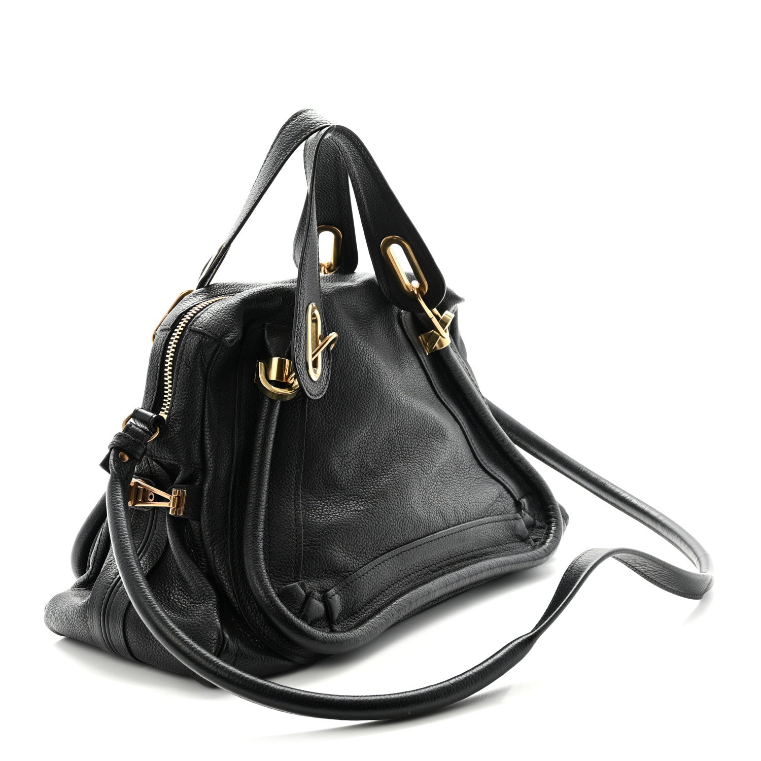 Chloe Calfskin Medium Paraty Black 3 of 9