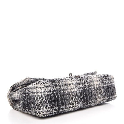 Chanel Tweed Quilted Medium Double Flap Grey 4 of 7