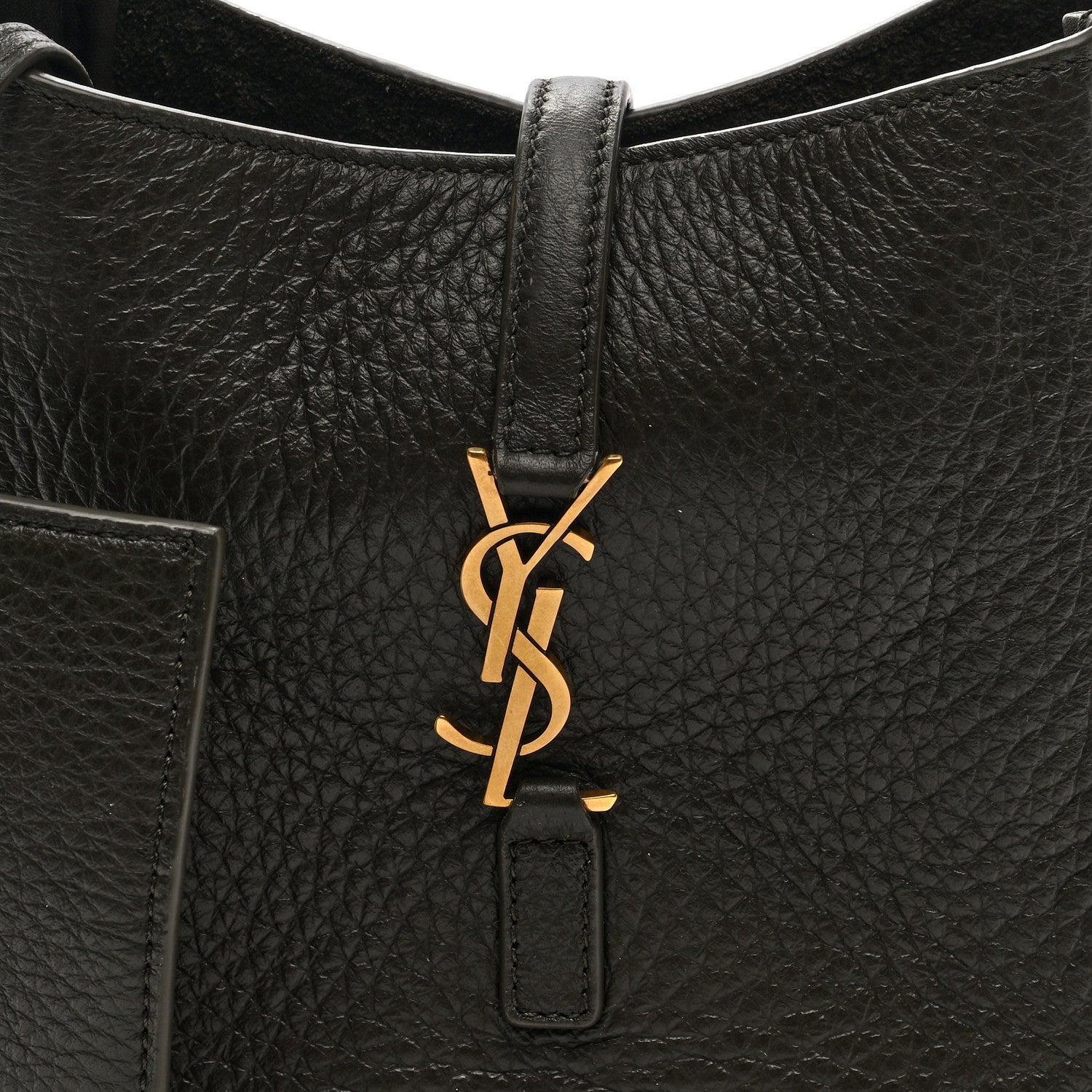 Saint Laurent Grained Deerskin Baby Supple Le 5 A 7 Hobo Light Musk 8 of 10