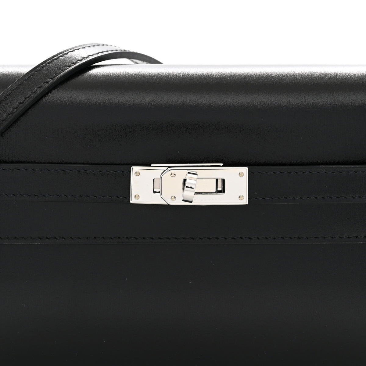 Hermes Box Kelly Wallet To Go Black 8 of 11