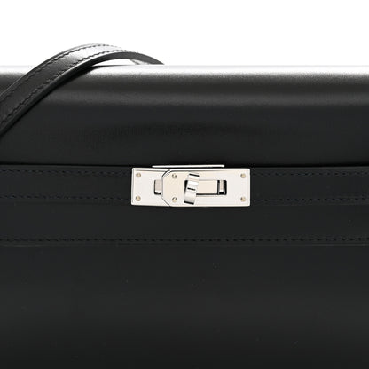 Hermes Box Kelly Wallet To Go Black 8 of 11