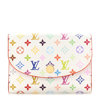Louis Vuitton LV X TM Monogram Multicolor Rosalie Coin Purse White Kawaii Pink 1 of 6