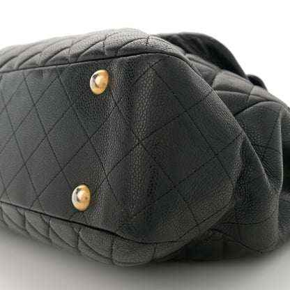 Chanel Caviar Quilted Flap Tote Black 10 of 13