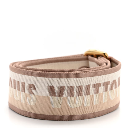 Louis Vuitton Jacquard Speedy Bandouliere 20 Shoulder Strap Beige 2 of 3