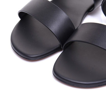 Christian Dior Calfskin D-Dior Slide Flat Sandals 36 Black 6 of 11