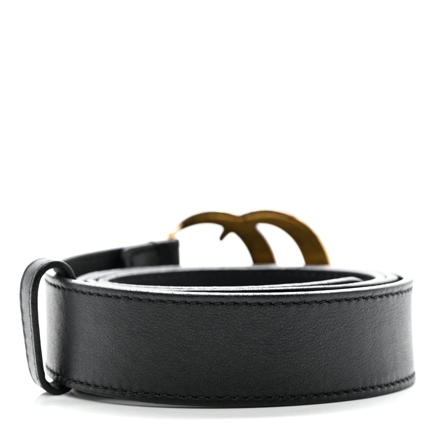 Gucci Calfskin Double G 30mm Belt 90 36 Black 2 of 7