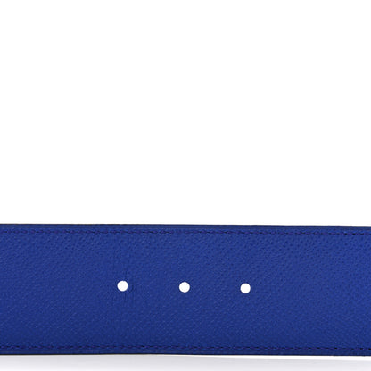 Hermes Epsom 42mm Belt Strap 120 48 Bleu Electrique White 3 of 6