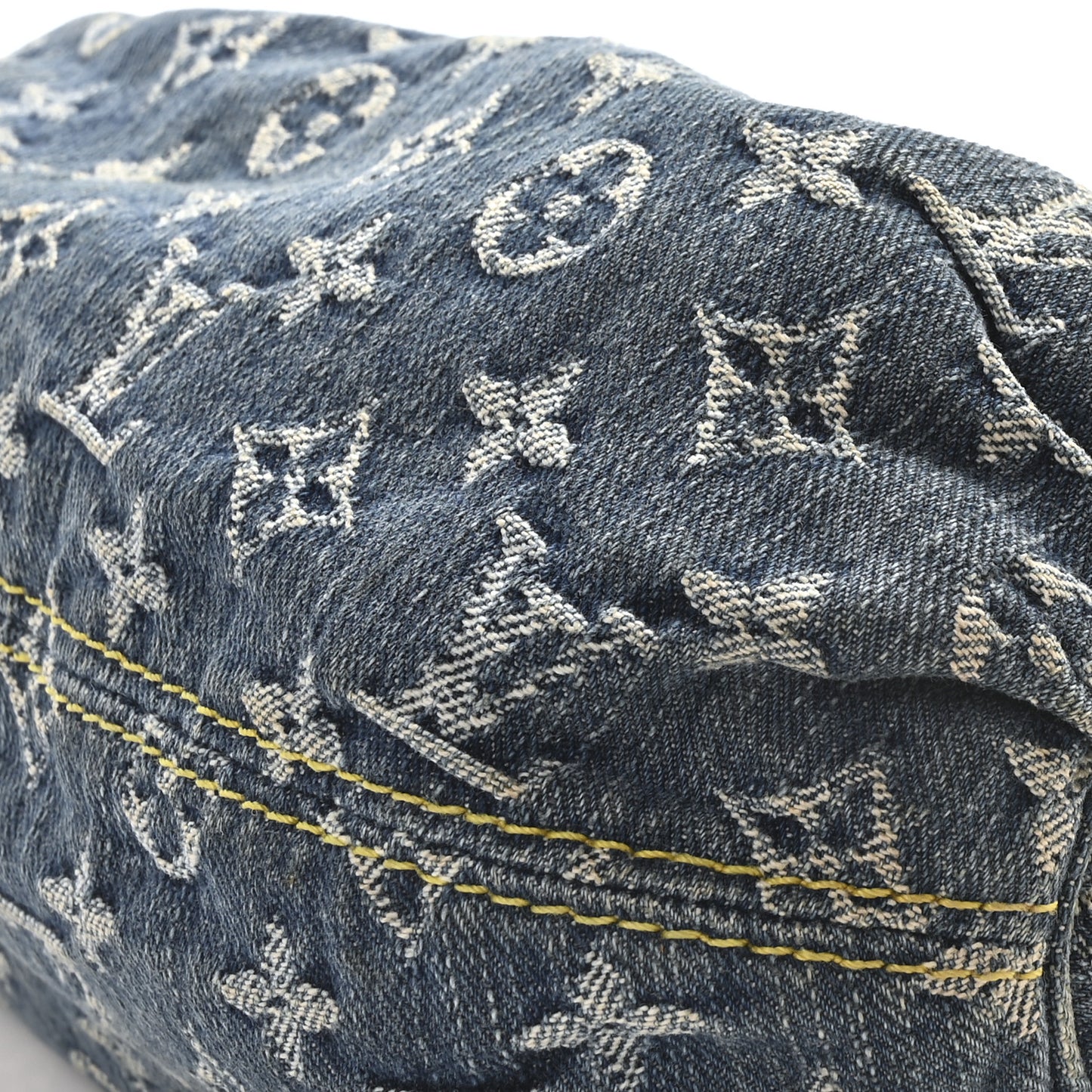 Monogram Denim Pleaty Blue