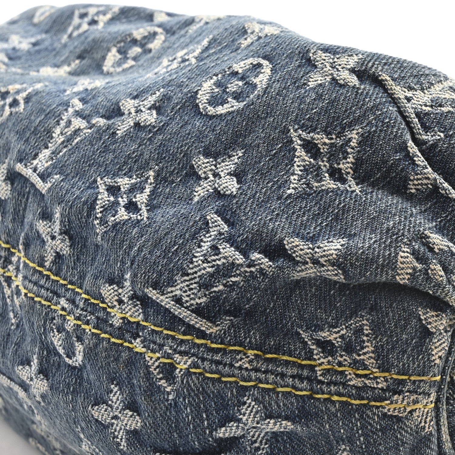 Louis Vuitton Monogram Denim Pleaty Blue 9 of 9