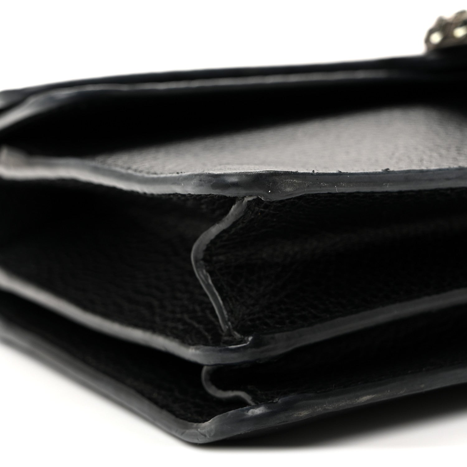 Gucci Pebbled Calfskin Small Dionysus Shoulder Bag Black 9 of 13