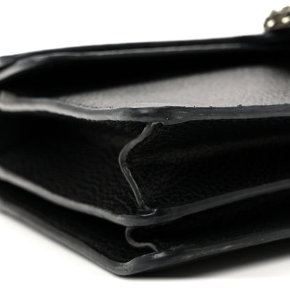Gucci Pebbled Calfskin Small Dionysus Shoulder Bag Black 9 of 13
