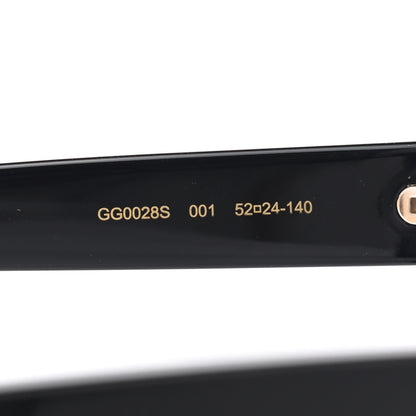 Gucci Round GG Sunglasses GG0028S Black 6 of 9