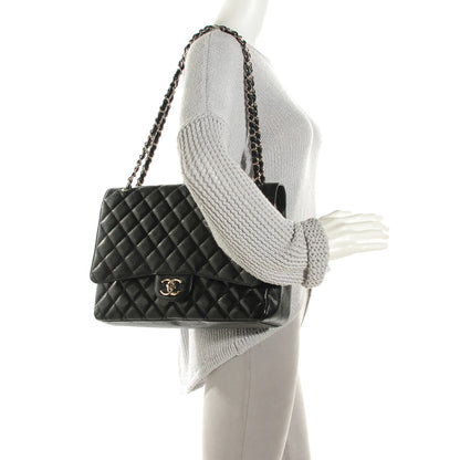 Chanel Caviar Quilted Maxi Double Flap Black 2 of 8