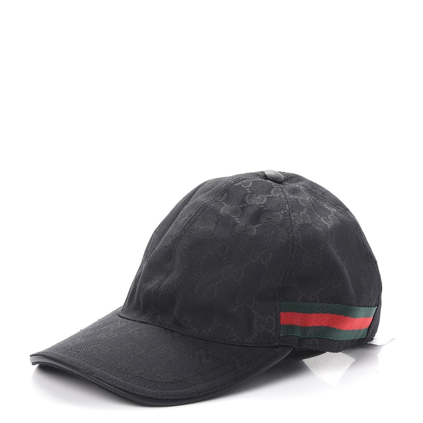 Monogram Web Baseball Hat M Black