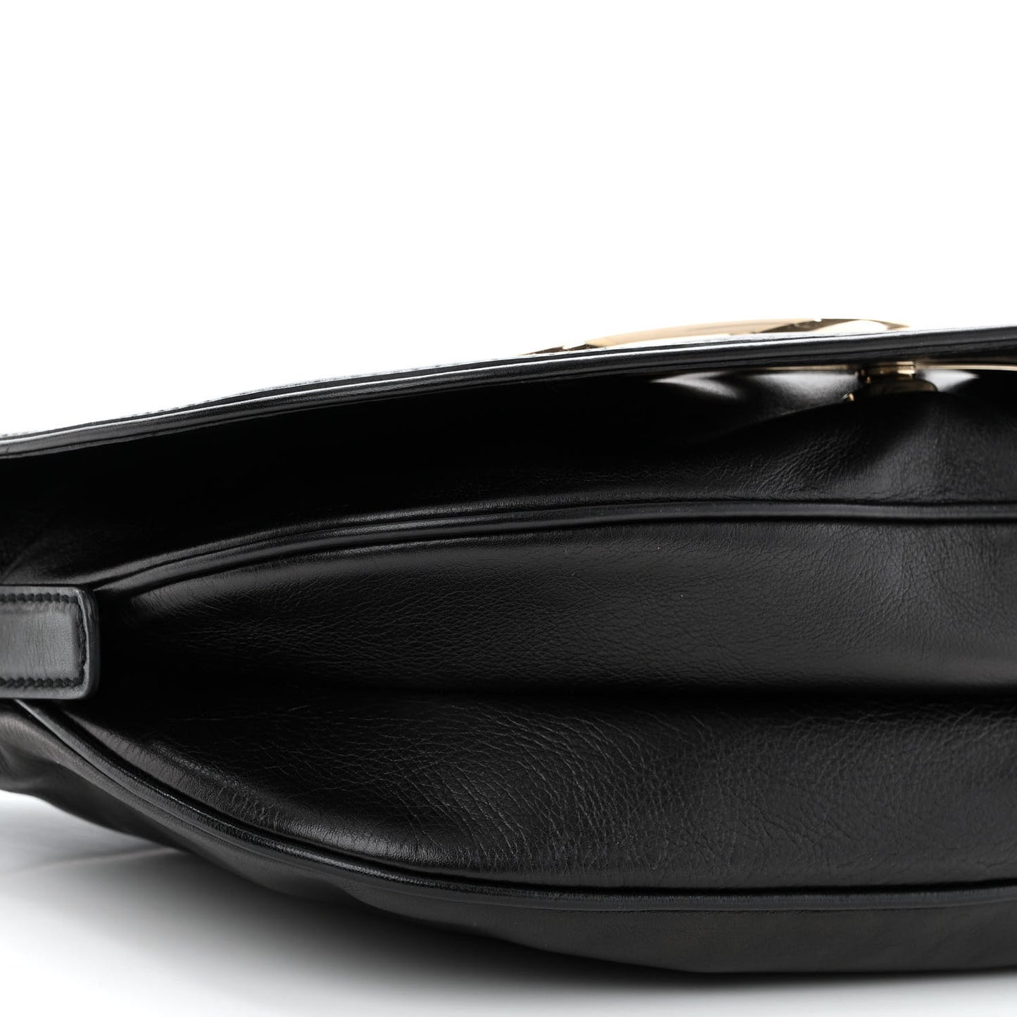 Calfskin Small Britt Shoulder Bag Black