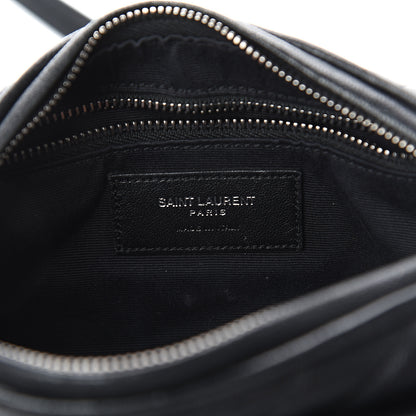 Saint Laurent Lambskin Matelasse Monogram East West Rider Bag Black 5 of 8