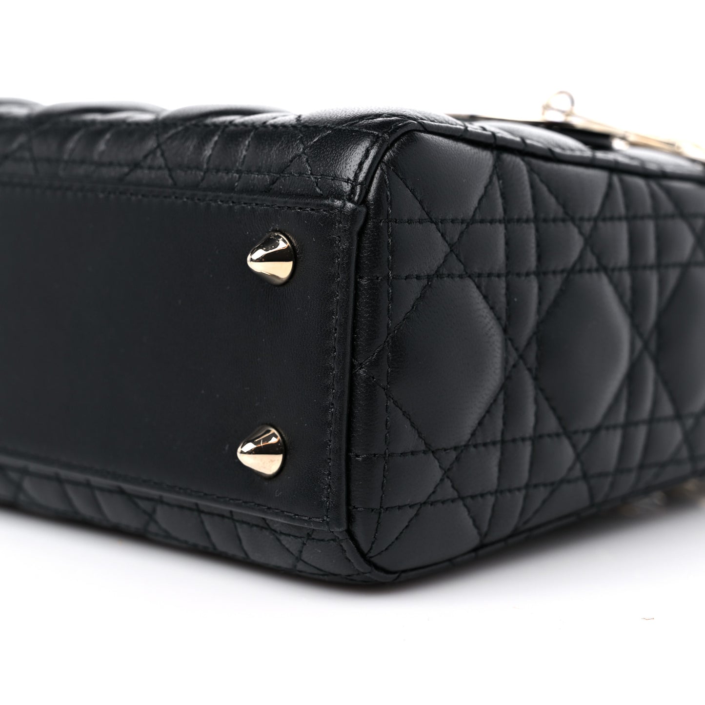 Lambskin Cannage Small My ABCDior Lady Dior Black
