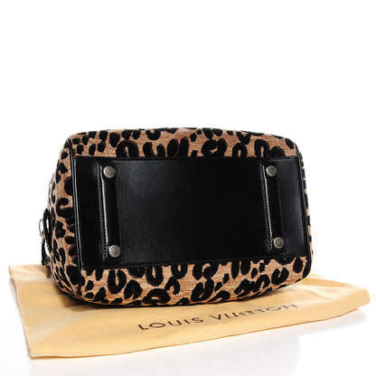 Louis Vuitton Jacquard Velvet Leopard Print Stephen Sprouse Speedy 4 of 7