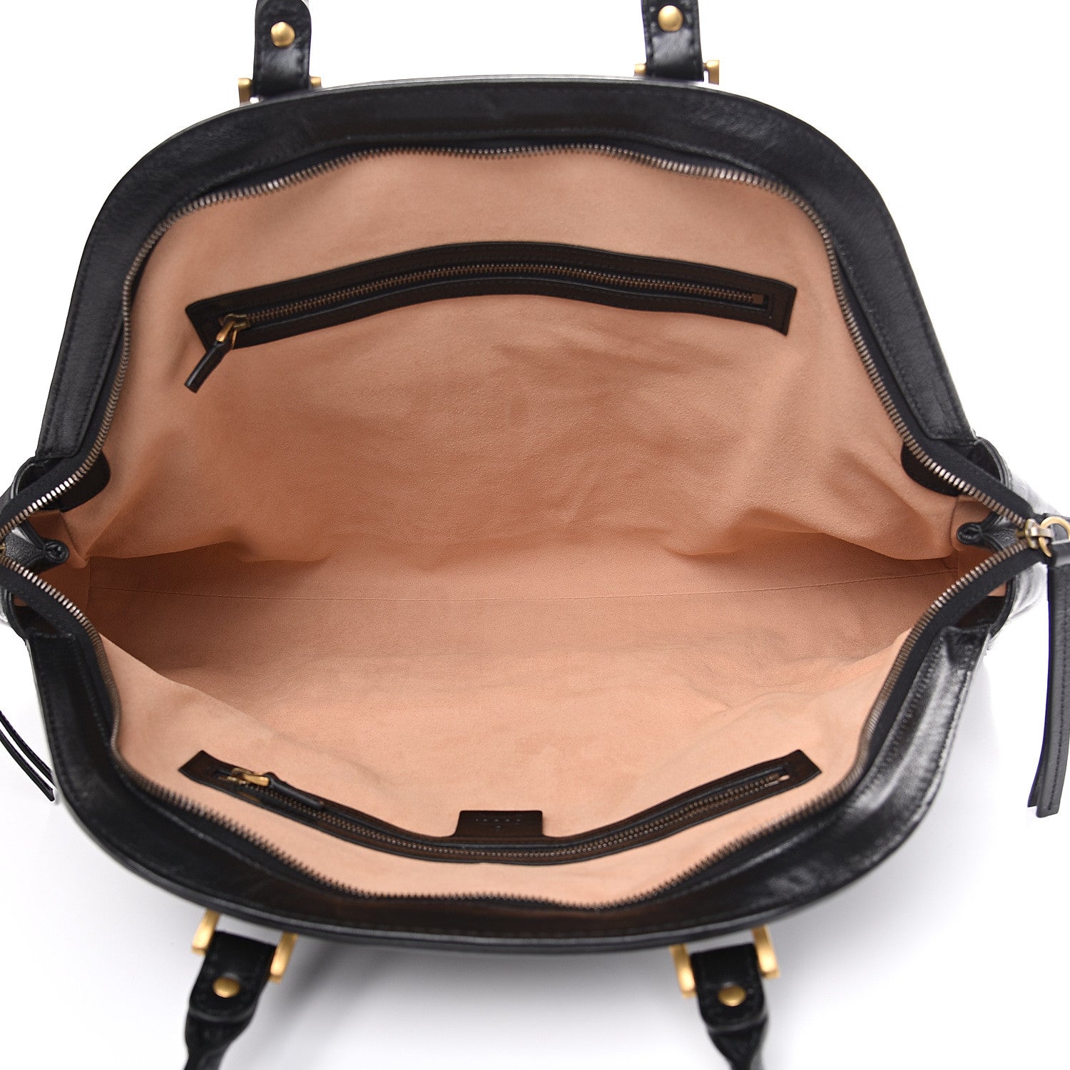 Gucci Calfskin Large Re(Belle) Top Handle Bag Black 4 of 12