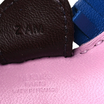 Hermes Milo Lambskin Grigri Rodeo Horse Bag Charm PM Mauve Sylvestre Bleu France Rouge Sellier 3 of 5